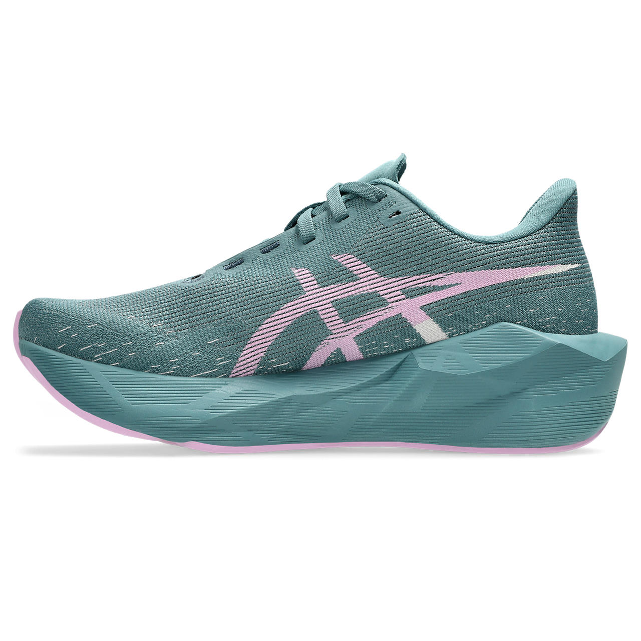 Asics Damenlaufschuhe Novablast 6, Foggy Teal/Hazy Lilac