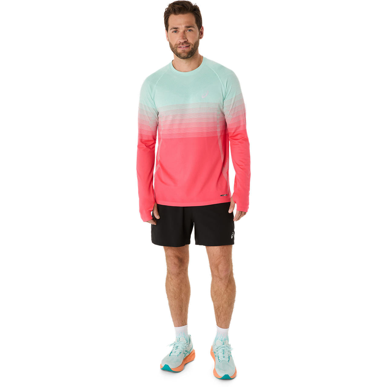 Asics Herrenlaufshirt Seamless LS Top - machsport