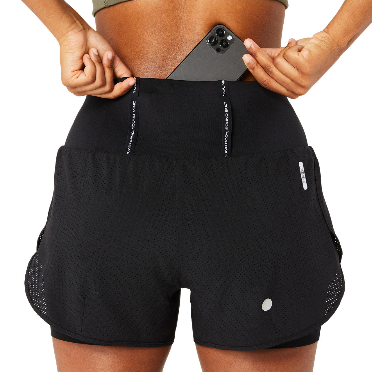 Asics Damenlaufhose Road 2in1 3.5in Short - machsport