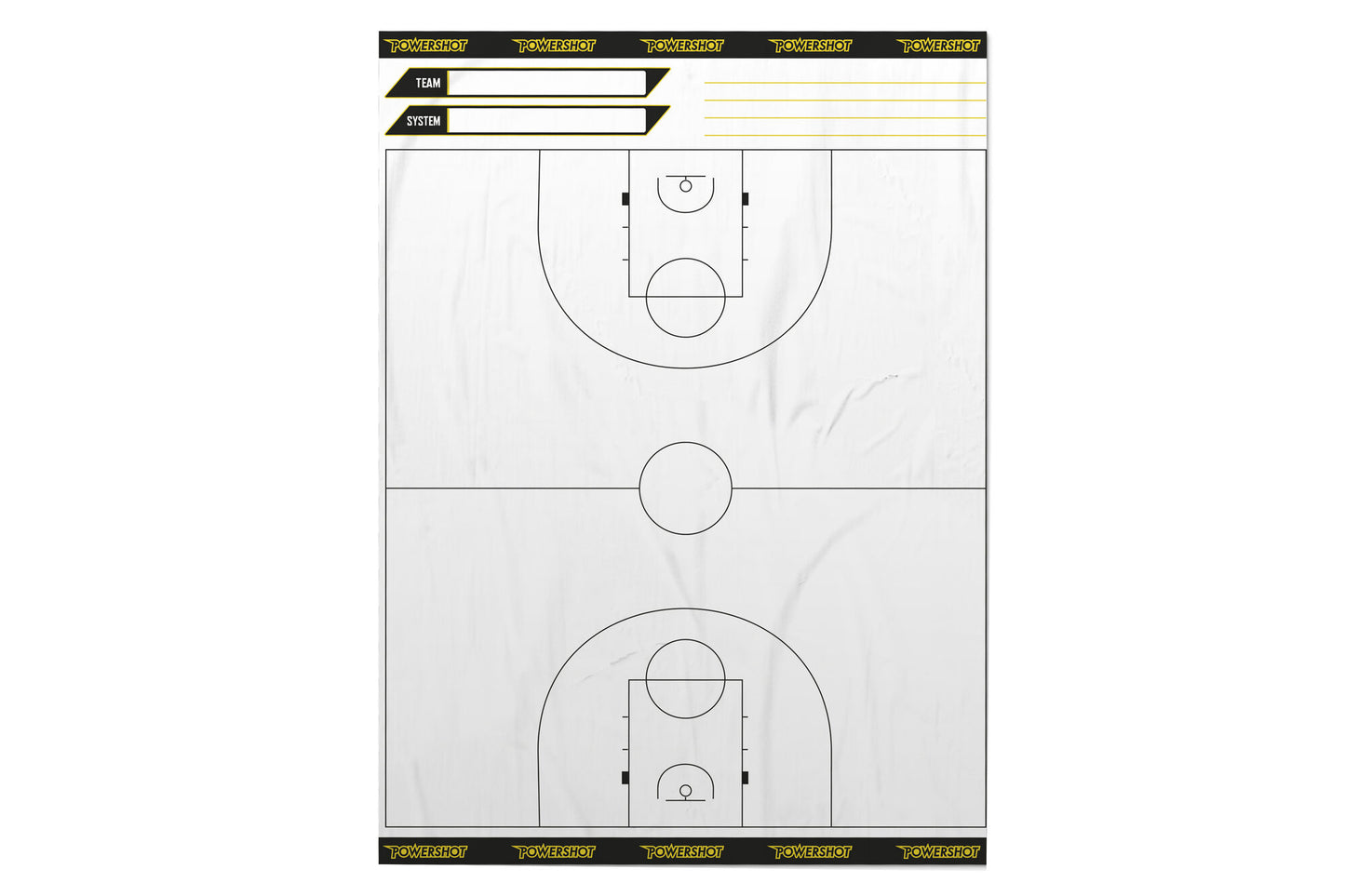 Powershot Taktikfolie "Basketball" inkl. Zubehör - machsport