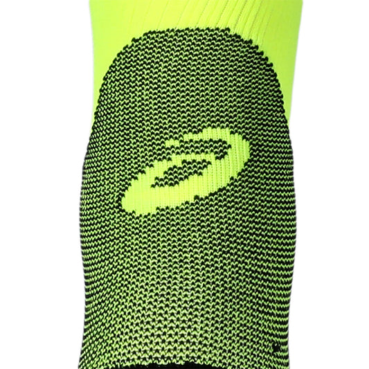 Asics Laufsocken Performance Run Compression Sock – Rückansicht – neongelb / 41-43