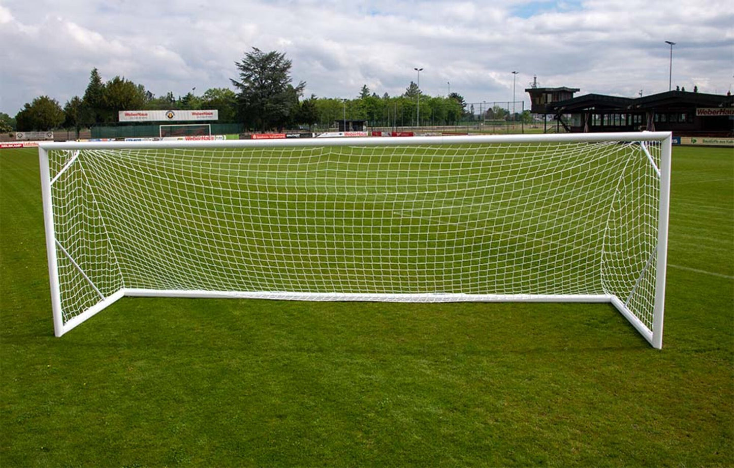 Powershot Fußballnetz 6 x 2,1 m - Weiß - machsport