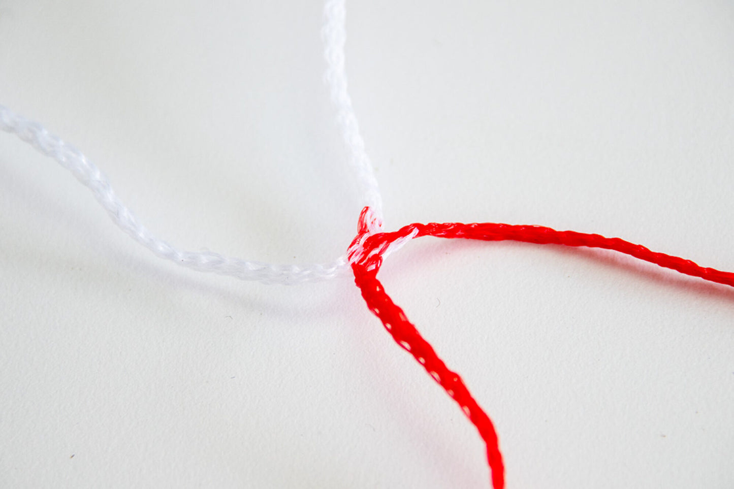 Powershot Fußballnetz 6 x 2,1 m - Weiß/Rot - machsport