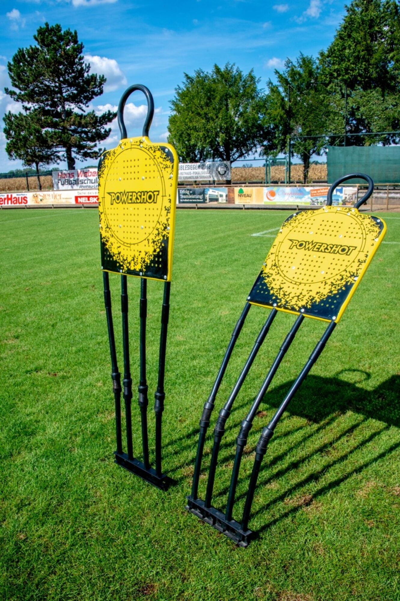 Powershot Freistossmauer / Trainingsdummys Fussball - 180 cm - Wetterfestes uPVC - flexibel - machsport