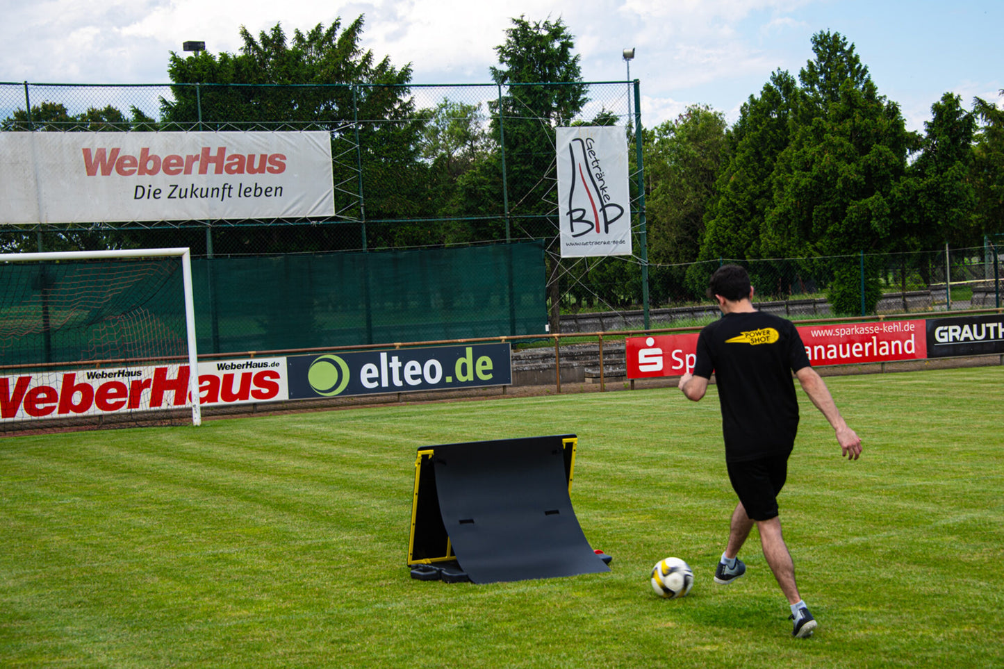 Powershot Rampe - gebogenes Brett - für die POWERSHOT® Rebound Wall - machsport