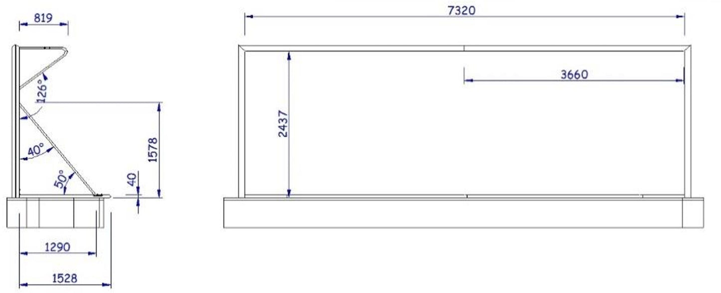 Powershot ECO Fußballtor - Großfeld - transportabel - machsport