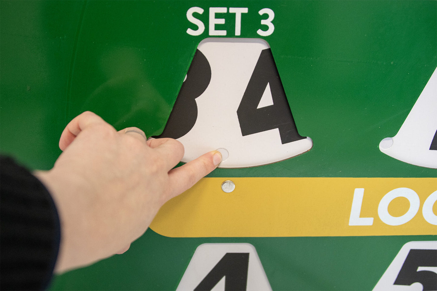 Powershot Tennis-Scorecard mit Werbefläche - machsport