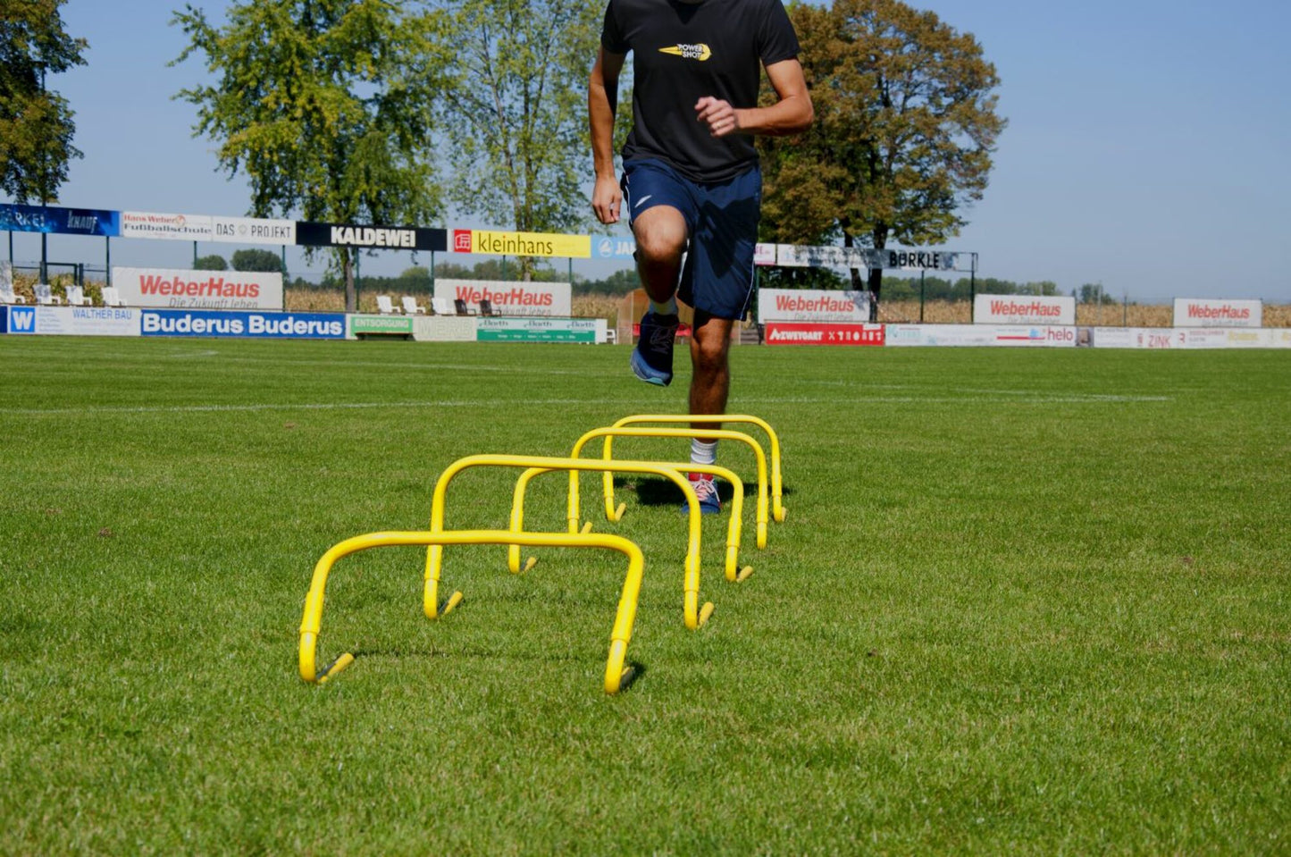 Powershot 5er-Set Mini-Trainingshürden - Höhenverstellbar 23/30cm - machsport