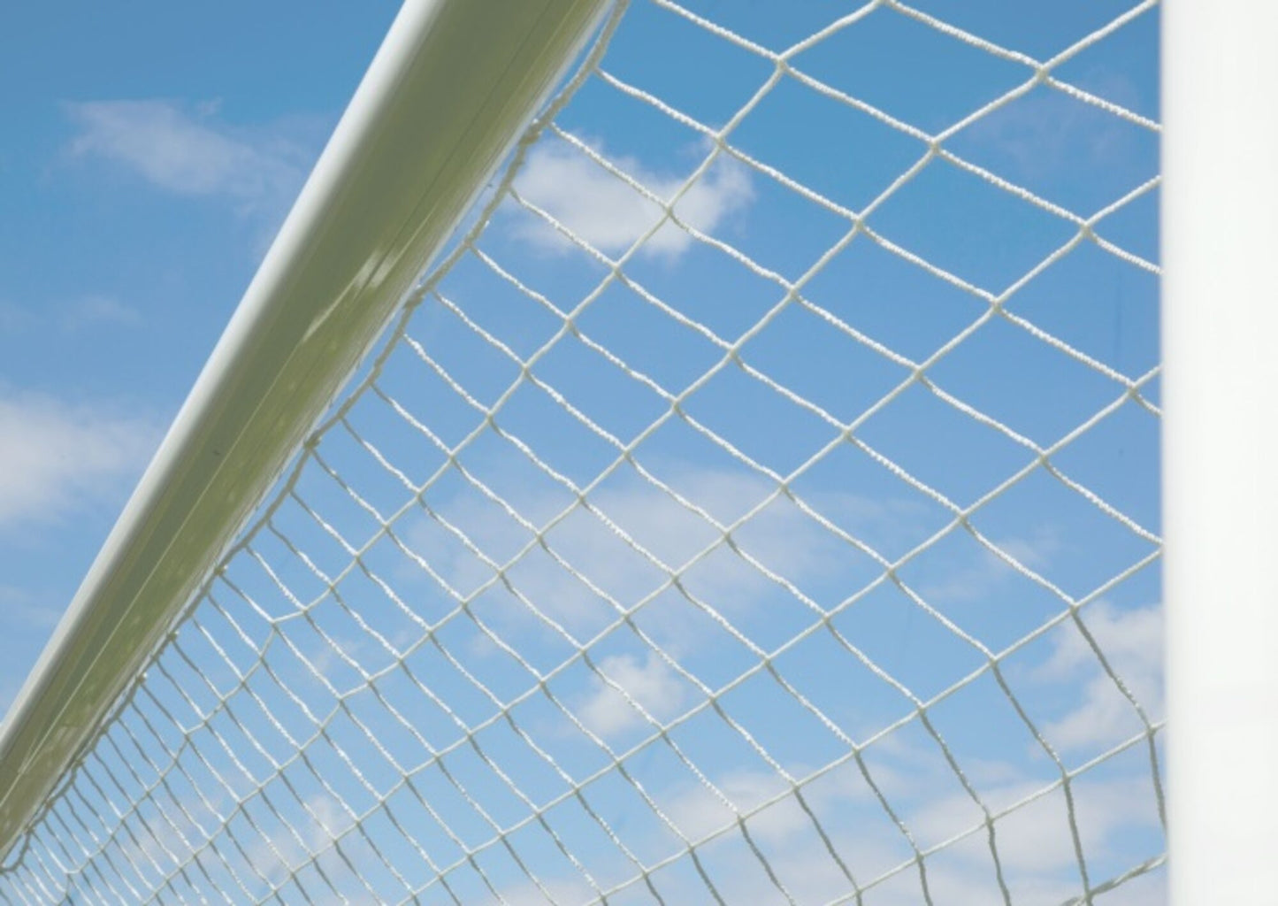 Powershot Fußballnetz - 11er Tor - Europäisch - 4mm Weiß - machsport