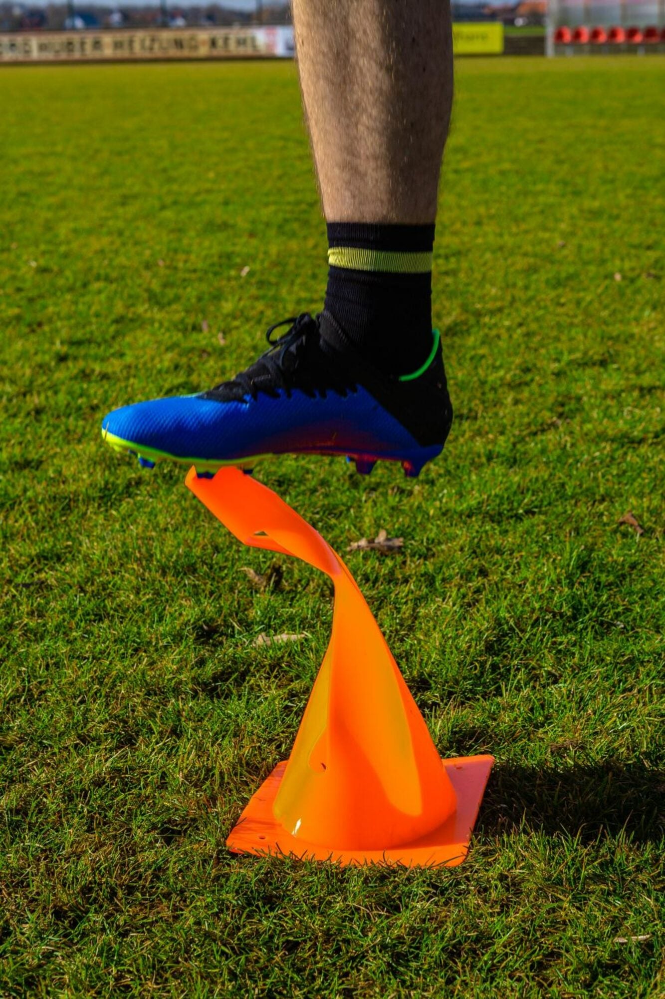 Powershot 4er-Set flexible Markierkegel - Pylonen - 38cm - machsport