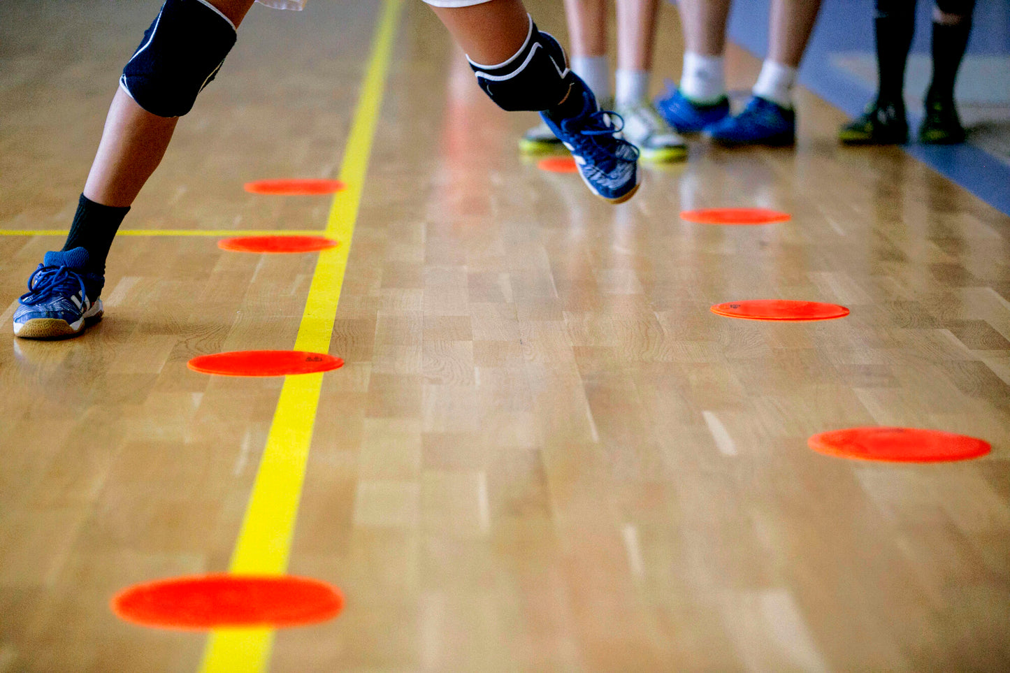 Powershot 4er-Set Markierungsscheiben - 30cm Ø - Floormarker - machsport