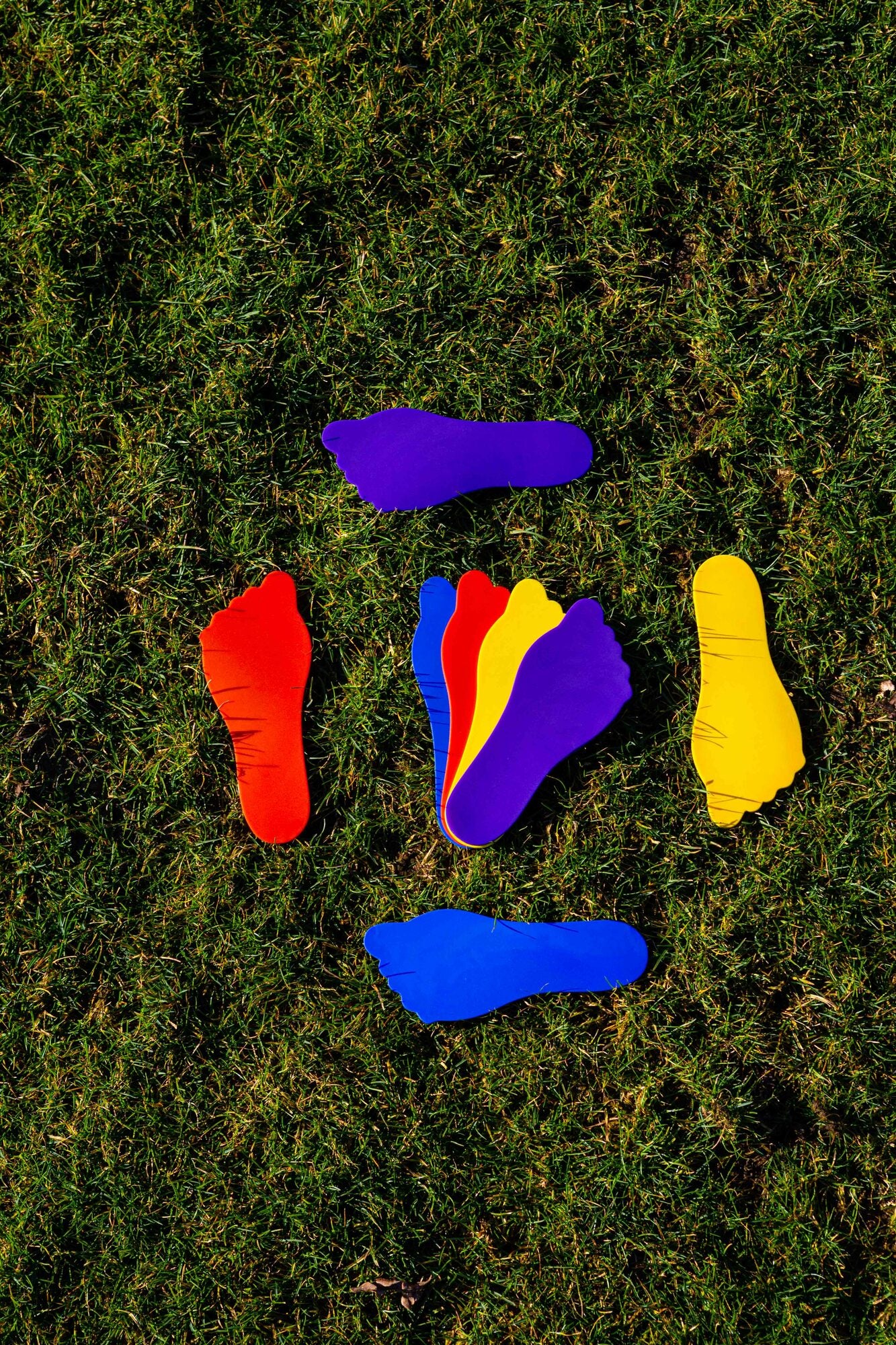 Powershot 8er-Set Bodenmarkierung - Füße - machsport