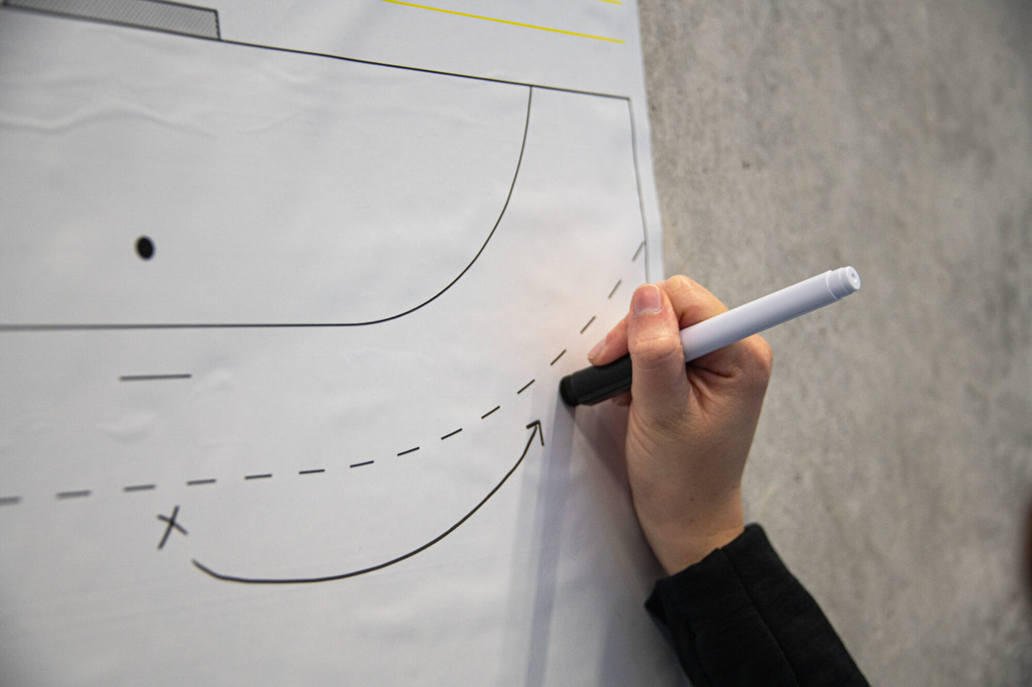 Powershot 20er-Set Handball-Taktikfolie - machsport