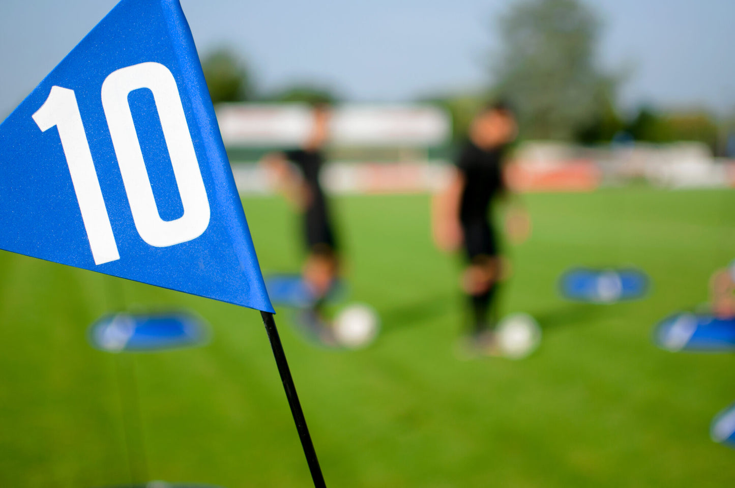 Powershot 10er-Set Fußballgolf-Set inkl. Basis & Fahne - machsport