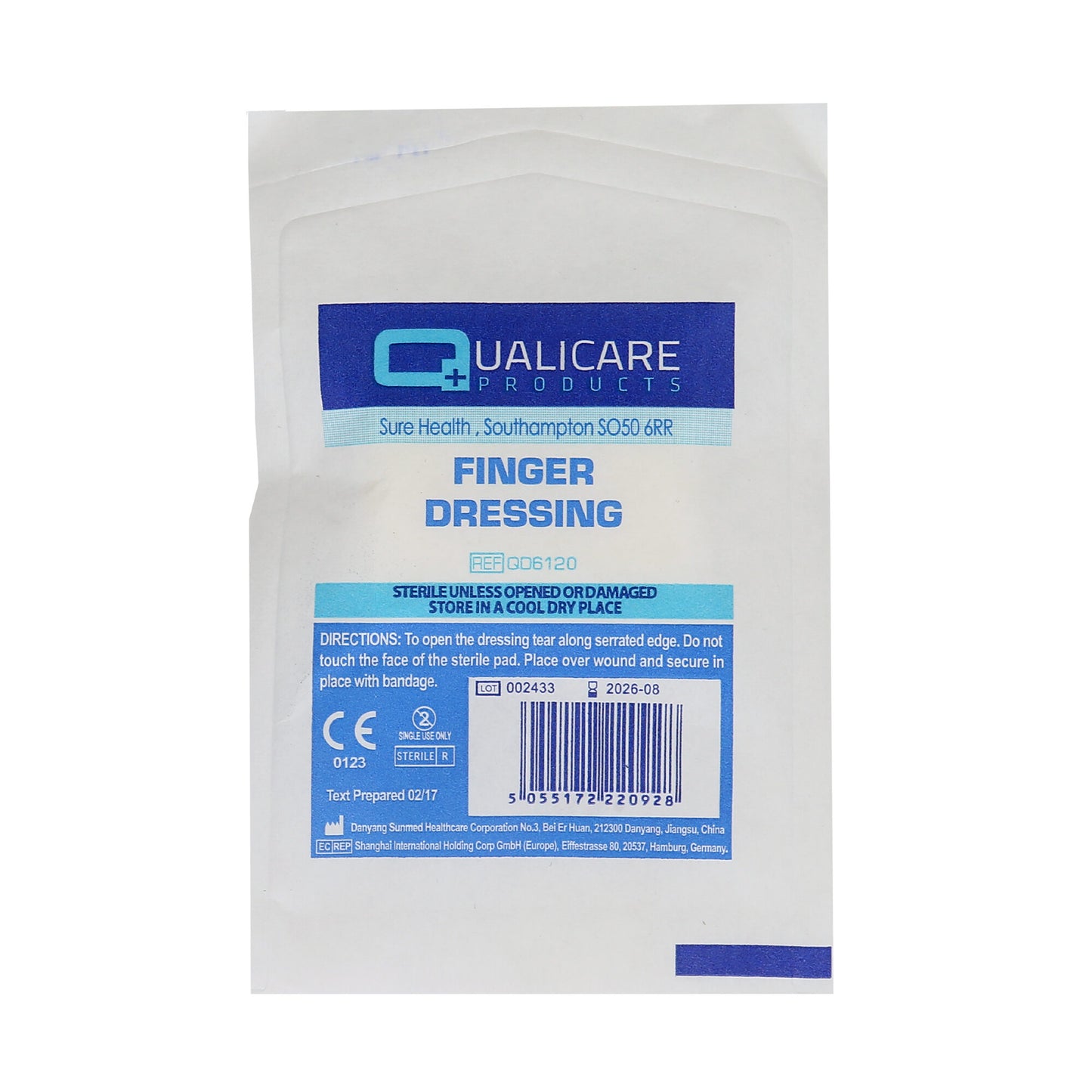 Powershot Steriler Fingerverband mit integrierter Kompresse - machsport