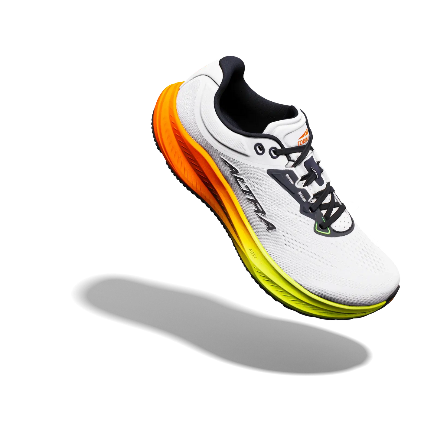 Altra Herrenlaufschuhe Torin 9, White/Black/Safety Yellow