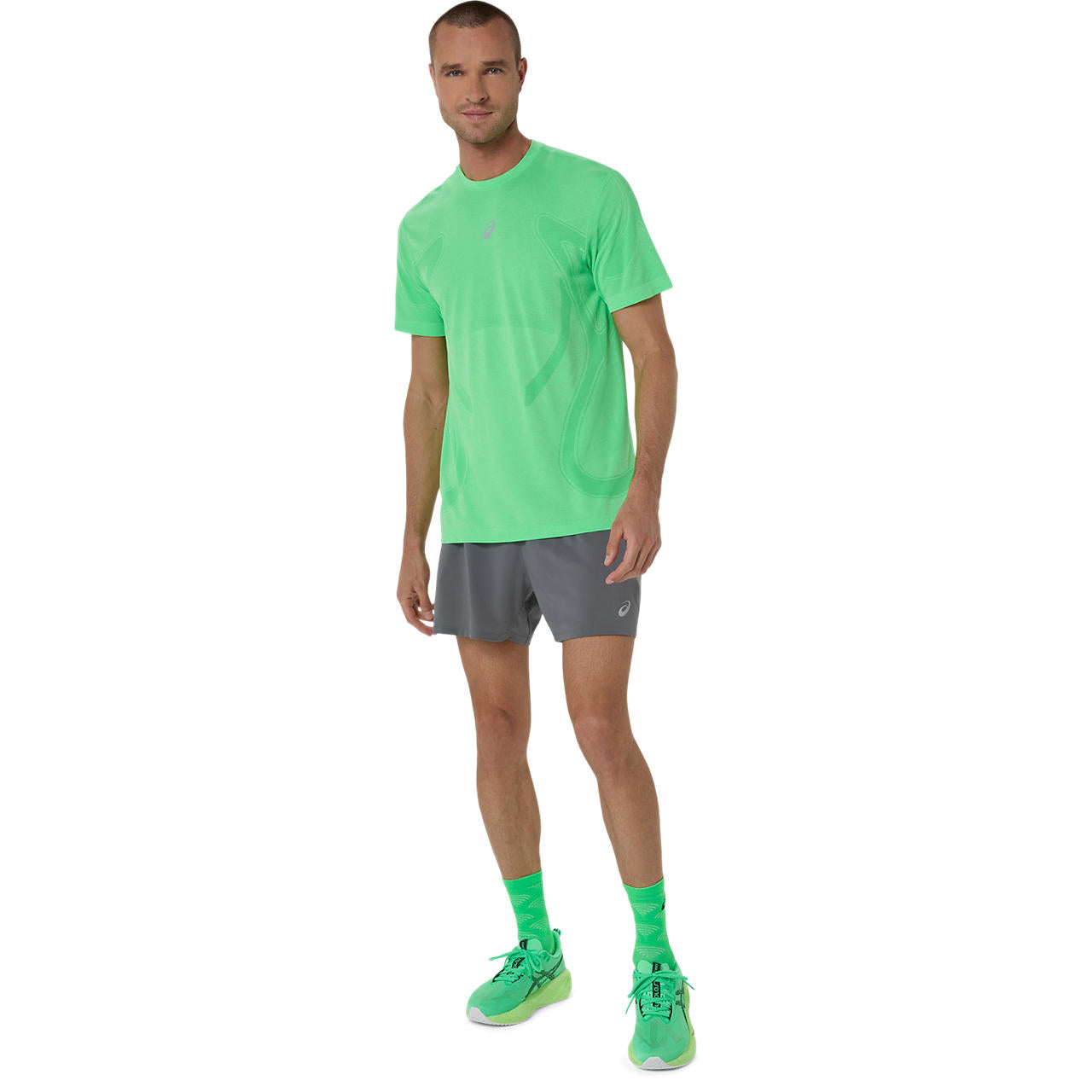 Asics Herrenlaufshirt Road Seamless SS Top - machsport