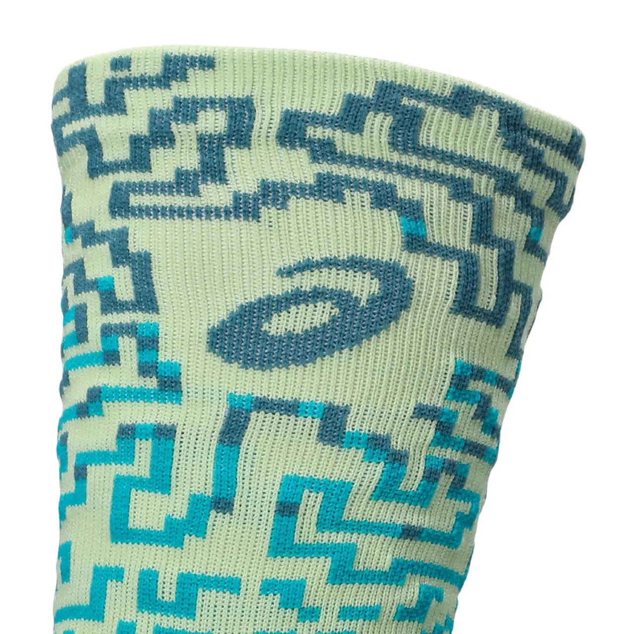 Asics Laufsocken Performance Run Sock Crew, Illuminate Yellow/Foggy Teal