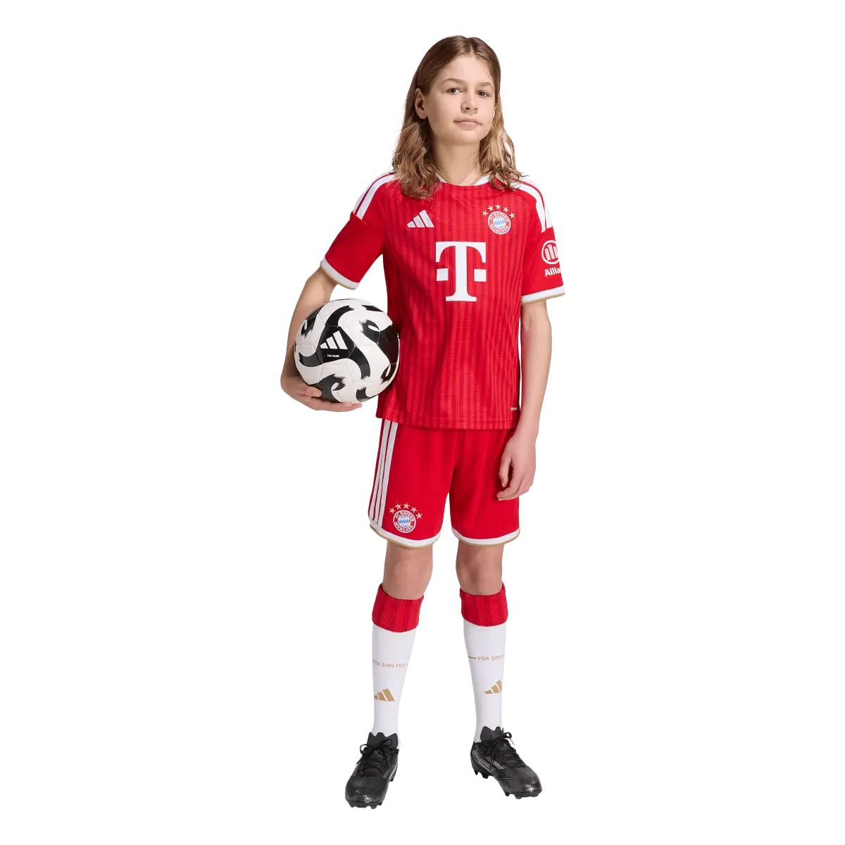 FC Bayern München Kinderfußballhose Home 26/27, Heimshorts mit Climacool für junge Fans - machsport