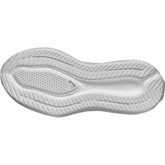 Salomon Damenlaufschuhe Aero Glide 4, Straßenlaufschuhe für tägliches Trainin, white/white – Rückansicht – weiß / 36 2/3