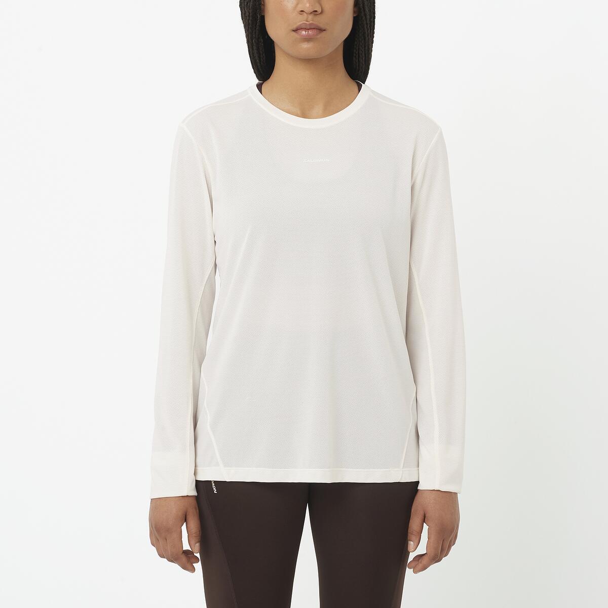 Salomon Damenlangarmshirt Shakeout Core LS Tee - machsport