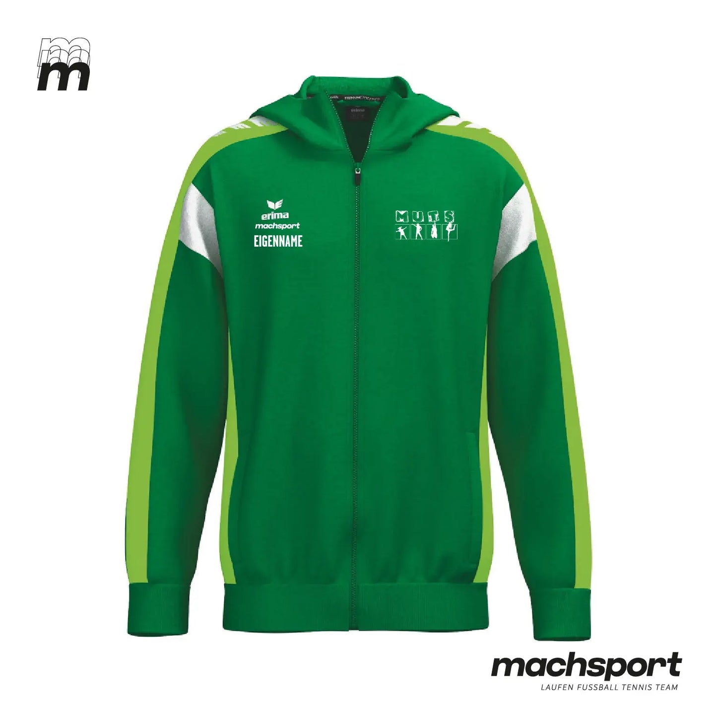 MUTS Trainingsjacke mit Kapuze - machsport