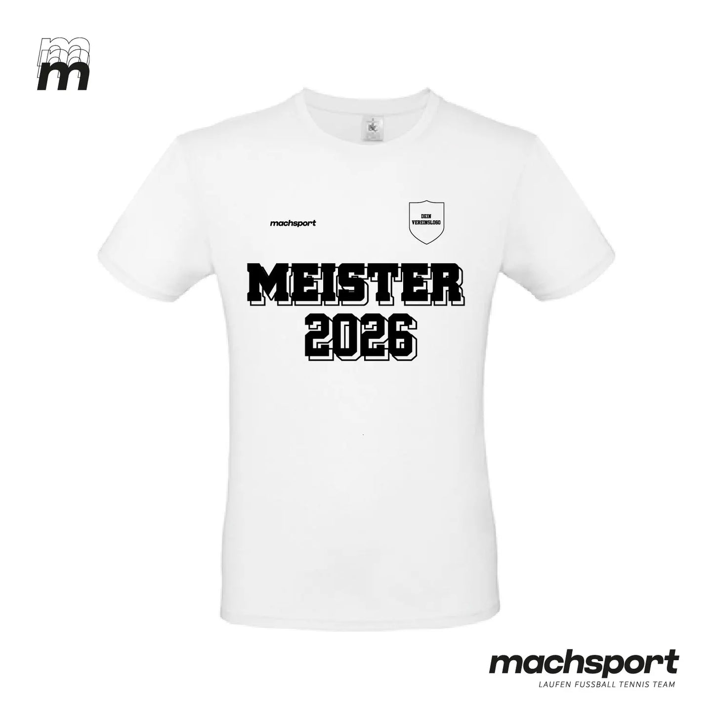 Meistershirt Classic weiß - machsport