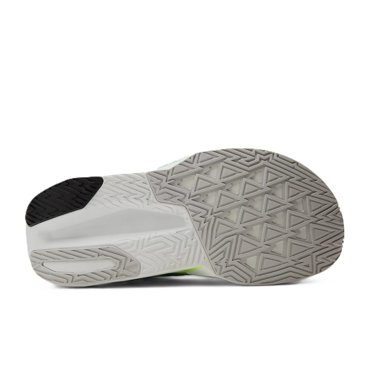 New Balance Damenlaufschuhe Rebel v5 – Rückansicht – neongelb / 37