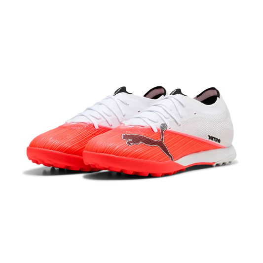 Puma Fußballschuhe Ultra Nitro 7 Match TT, Ultra Red-Puma Black-Puma White – Rückansicht – rot / 41
