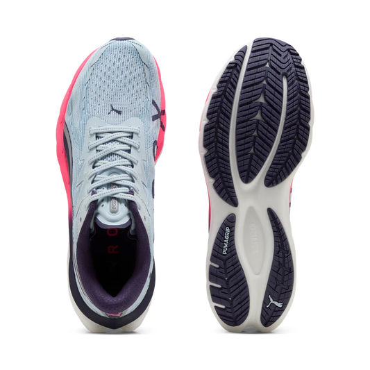 Puma Herrenlaufschuhe Velocity Nitro 4 Hyrox – Rückansicht – hellblau / 39