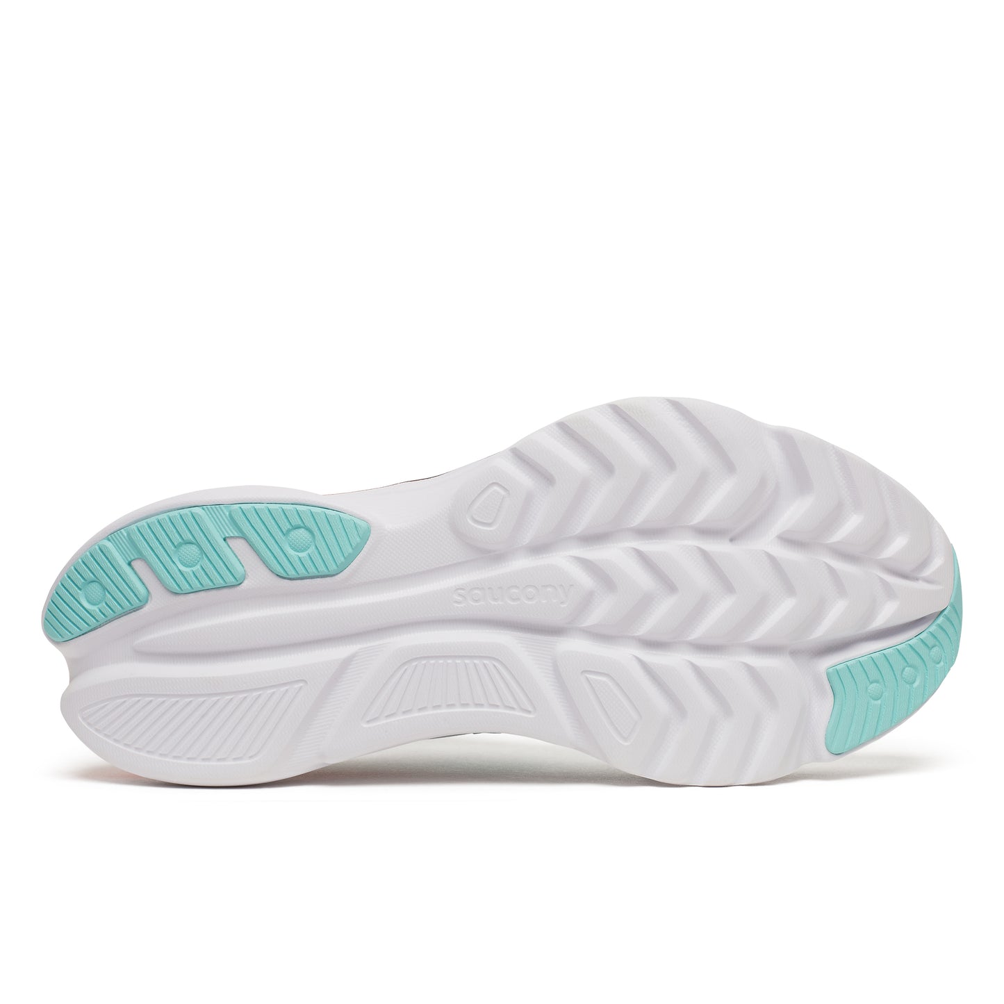 Saucony Damenlaufschuhe Kinvara 16, leichter Laufschuh für schnelle Läufe und flexibles Alltagstraining, white/navy, Größe 38 - machsport