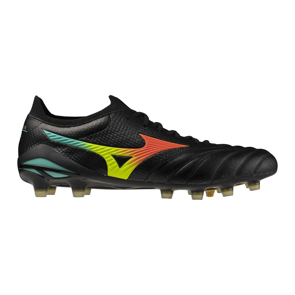 Mizuno Fußballschuhe Morelia Neo V B Japan, Black/lava Orange/arcadia