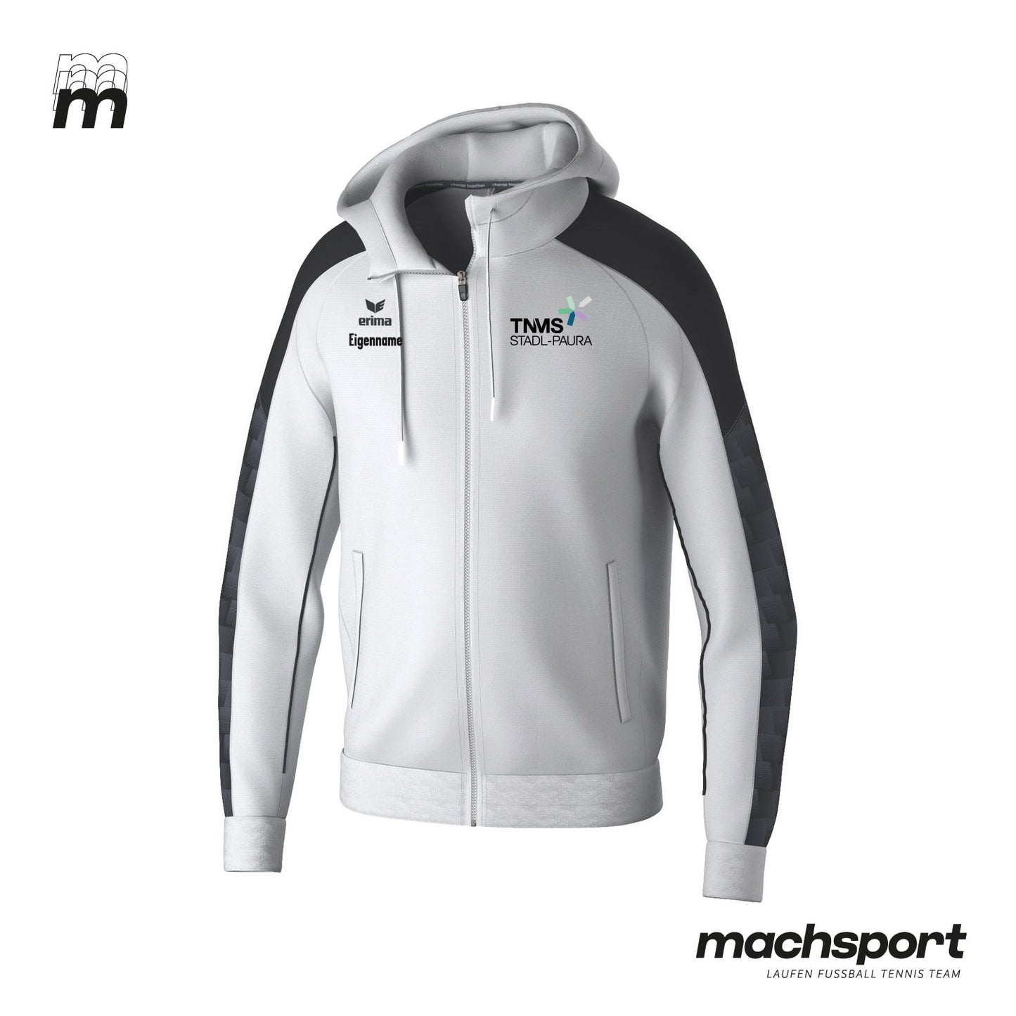 TNMS Stadl-Paura Trainingsjacke mit Kapuze - machsport
