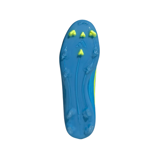 Adidas Fußballschuhe F50 League FG/MG – Rückansicht – blau / 45 1/3