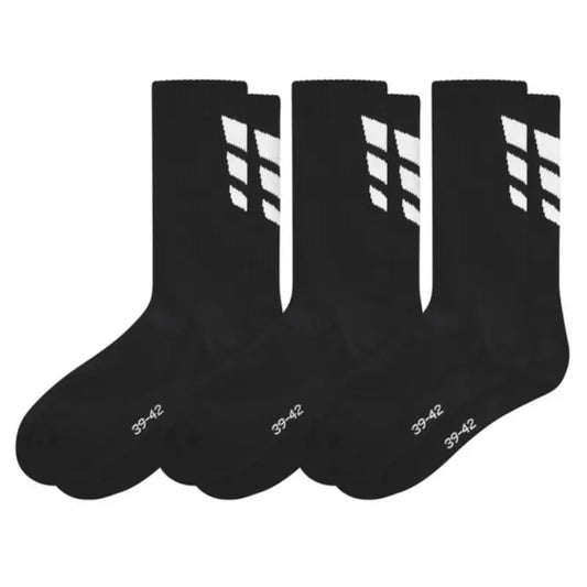 Erima Sportsocken 3 Wings Socks 3Pack – Rückansicht – schwarz / 31-34
