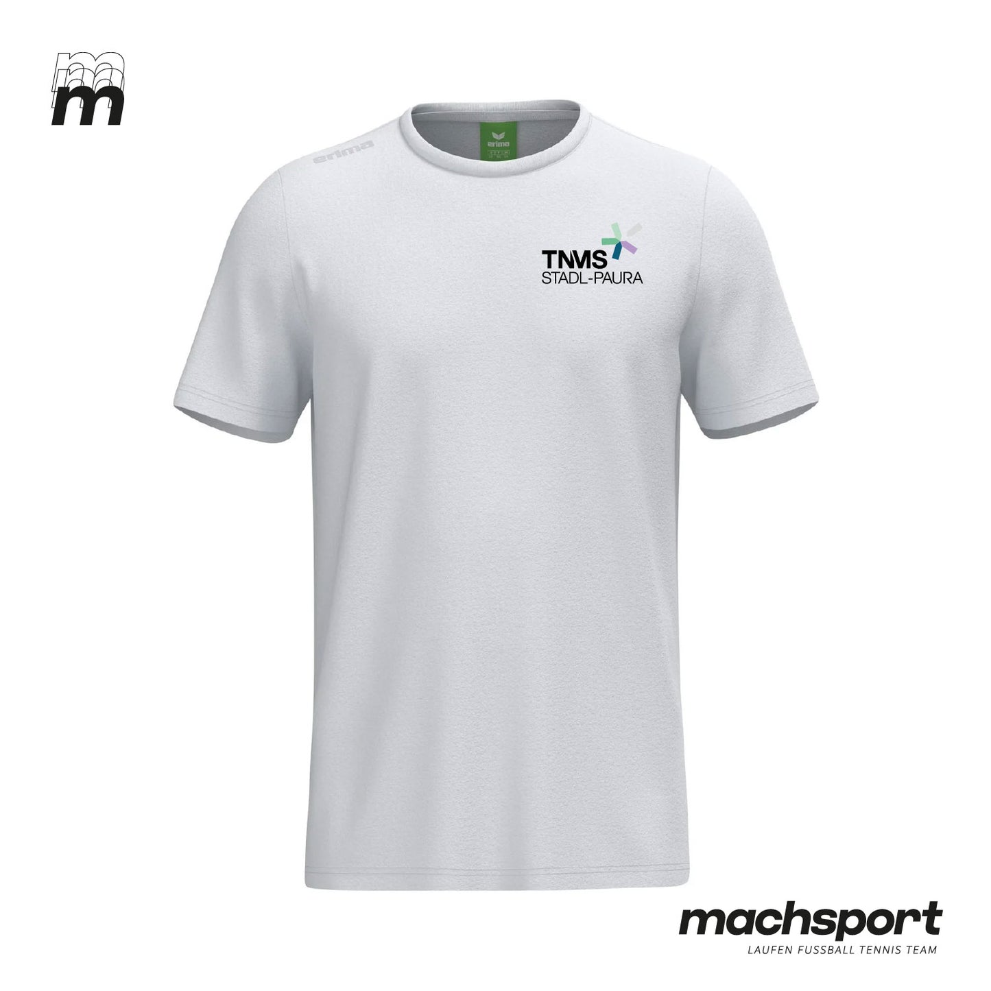 Erima Teamsport Basic T-Shirt für Stadl-Paura, bequemes Baumwollshirt in neutralem Design, ideal für sportliche Aktivitäten.