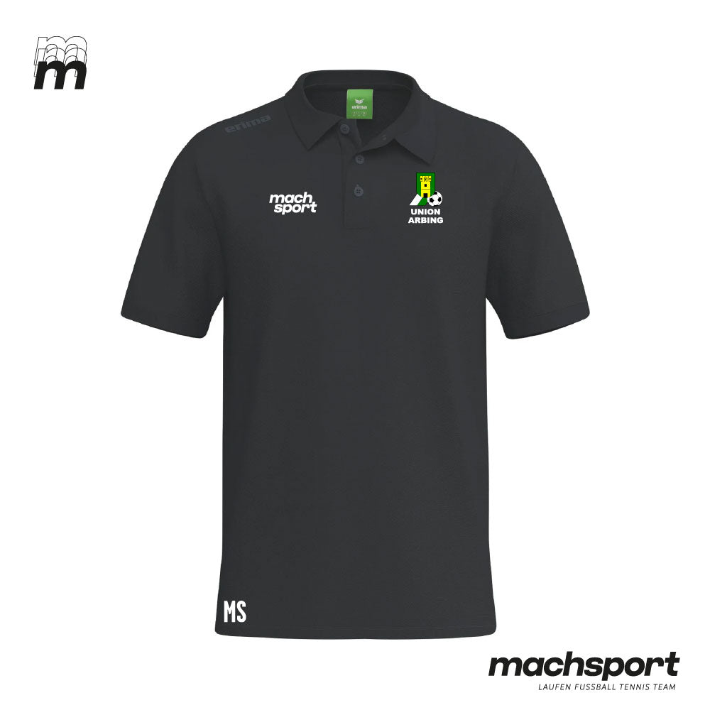 Union Arbing Freizeitpolo von Erima, Teamsport polo mit Kragen und Logo, ideal für Freizeit und Sportaktivitäten.