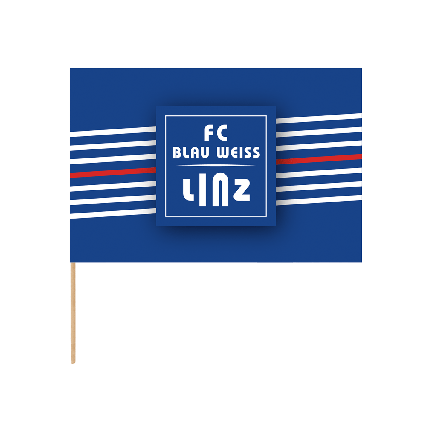 FC Blau-Weiß Linz Stockfahne 100x140 cm - machsport