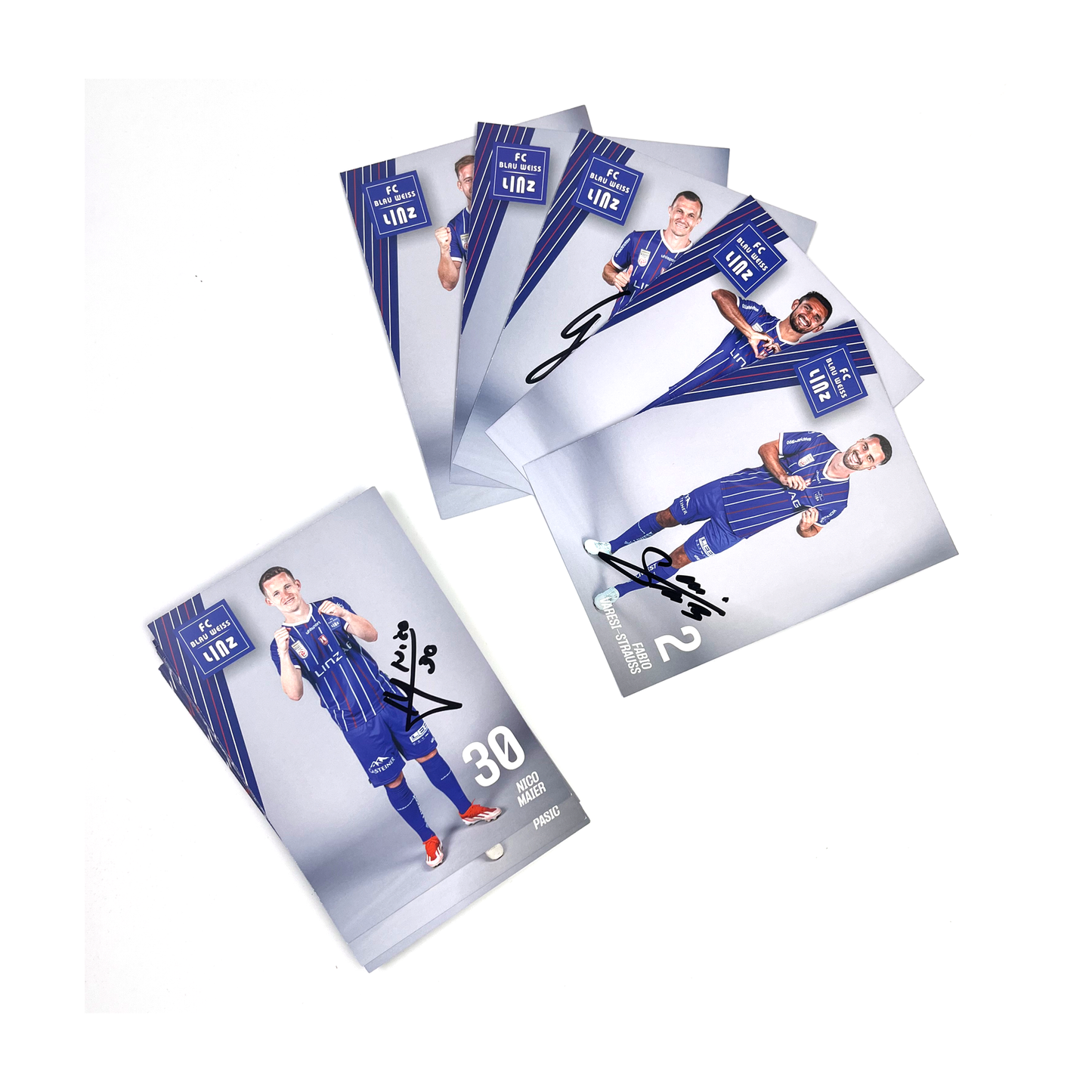 FC Blau-Weiß Linz Autogrammkarten 2025/2026 - machsport