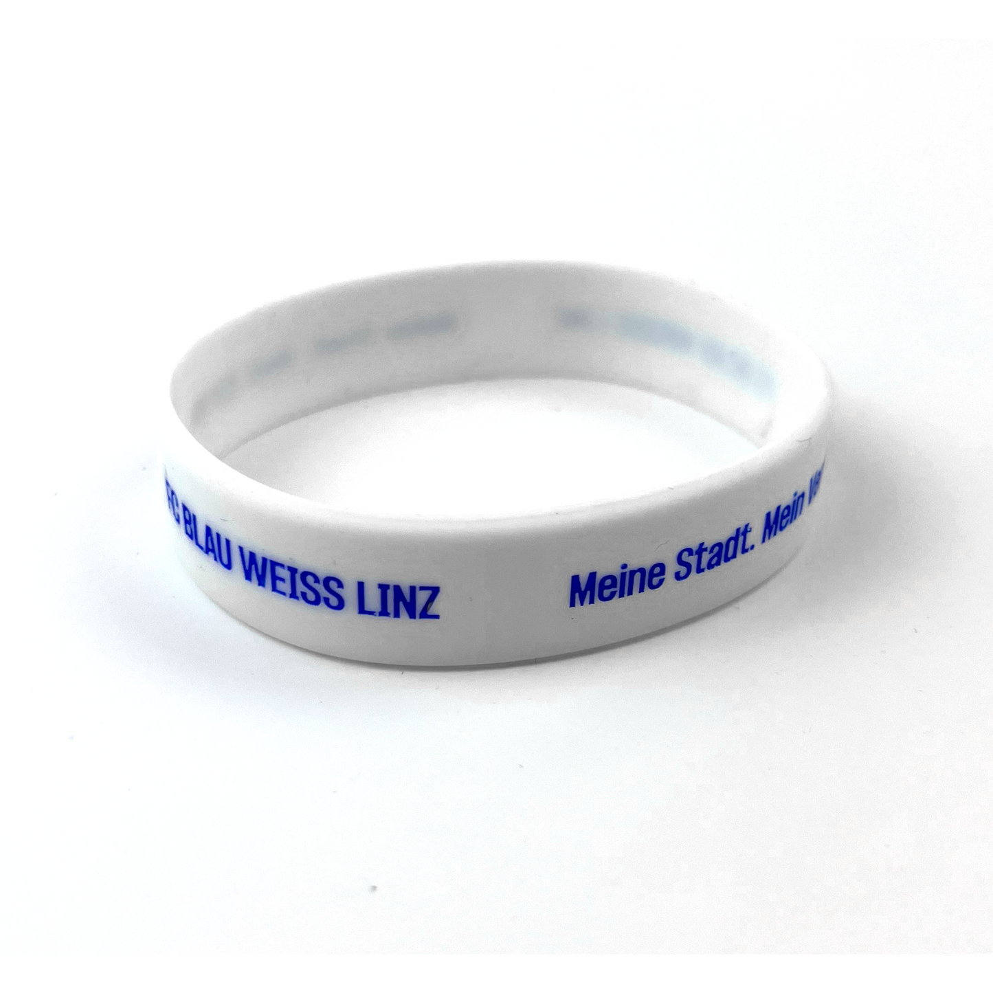 FC Blau-Weiß Linz Silikonarmband Weiß - machsport