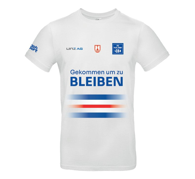 FC Blau-Weiß Linz T-Shirt "Gekommen um zu BLEIBEN" - machsport