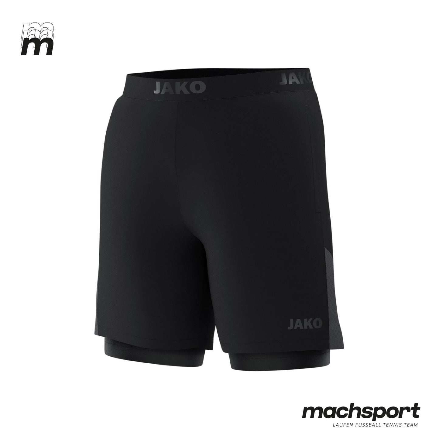 ASKÖ Bruck-Peuerbach 2in1 Short schwarz - machsport