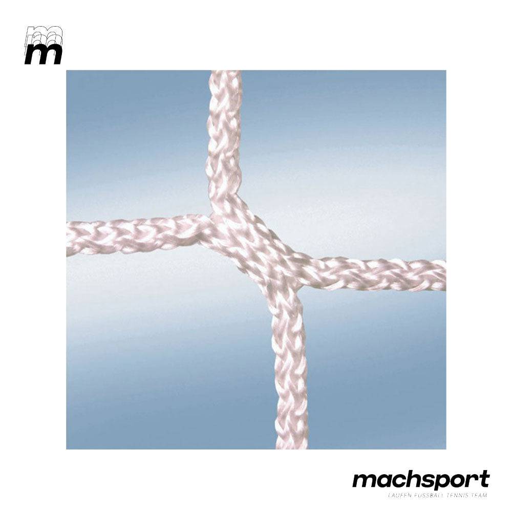Fußballtornetz 7,5 x 2,5 m - 0,8 x 2 m (weiß) - machsport
