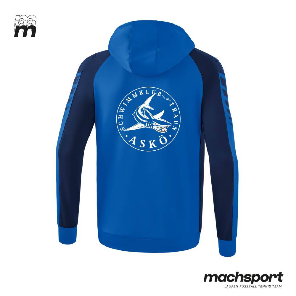 ASKÖ Schwimmklub Traun Trainingsjacke mit Kapuze - machsport