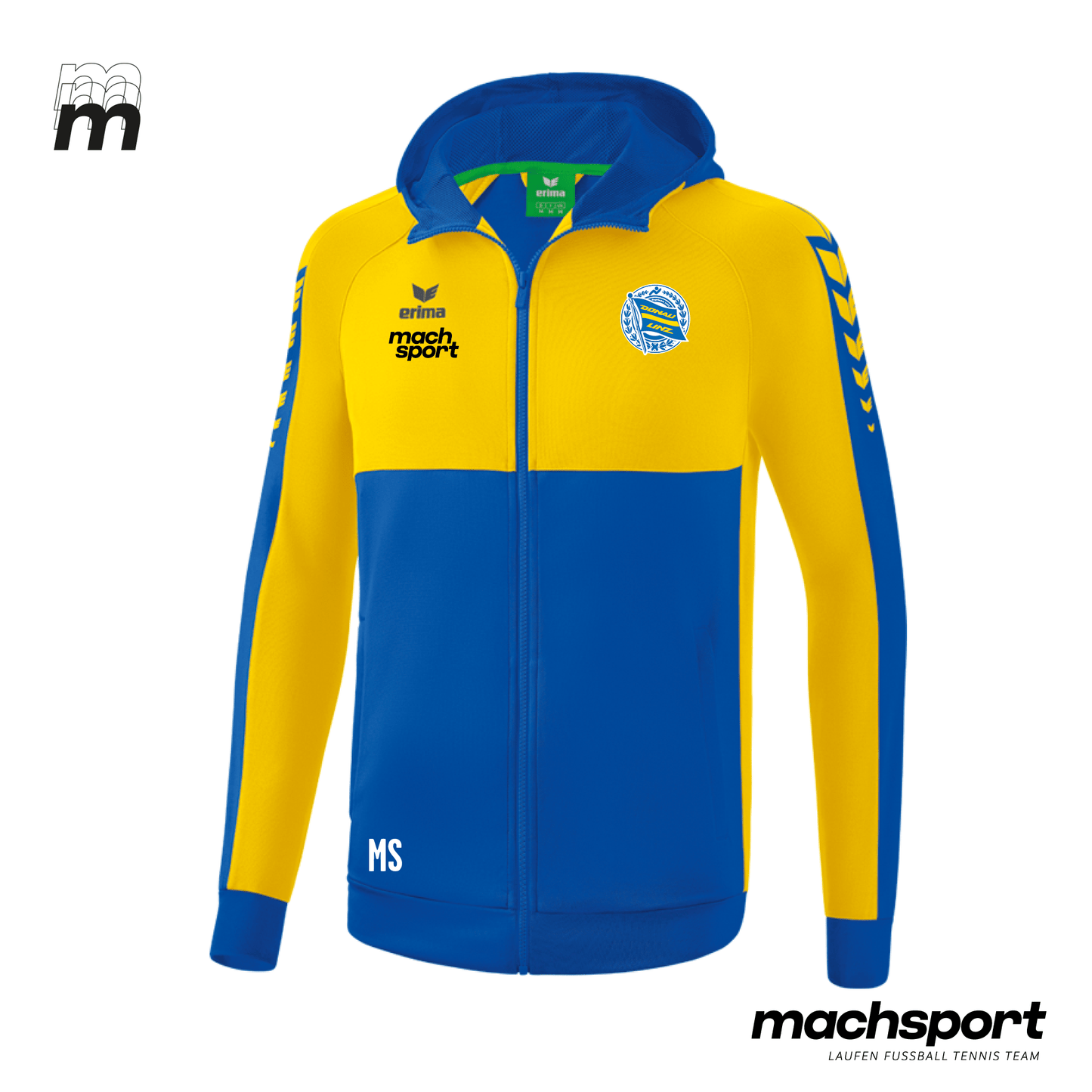ASKÖ Donau Linz Trainingsjacke mit Kapuze - machsport