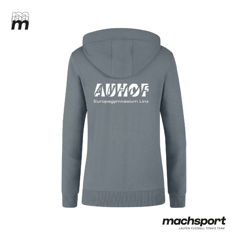 Europagymnasium Auhof Kapuzensweat Damen grau - machsport