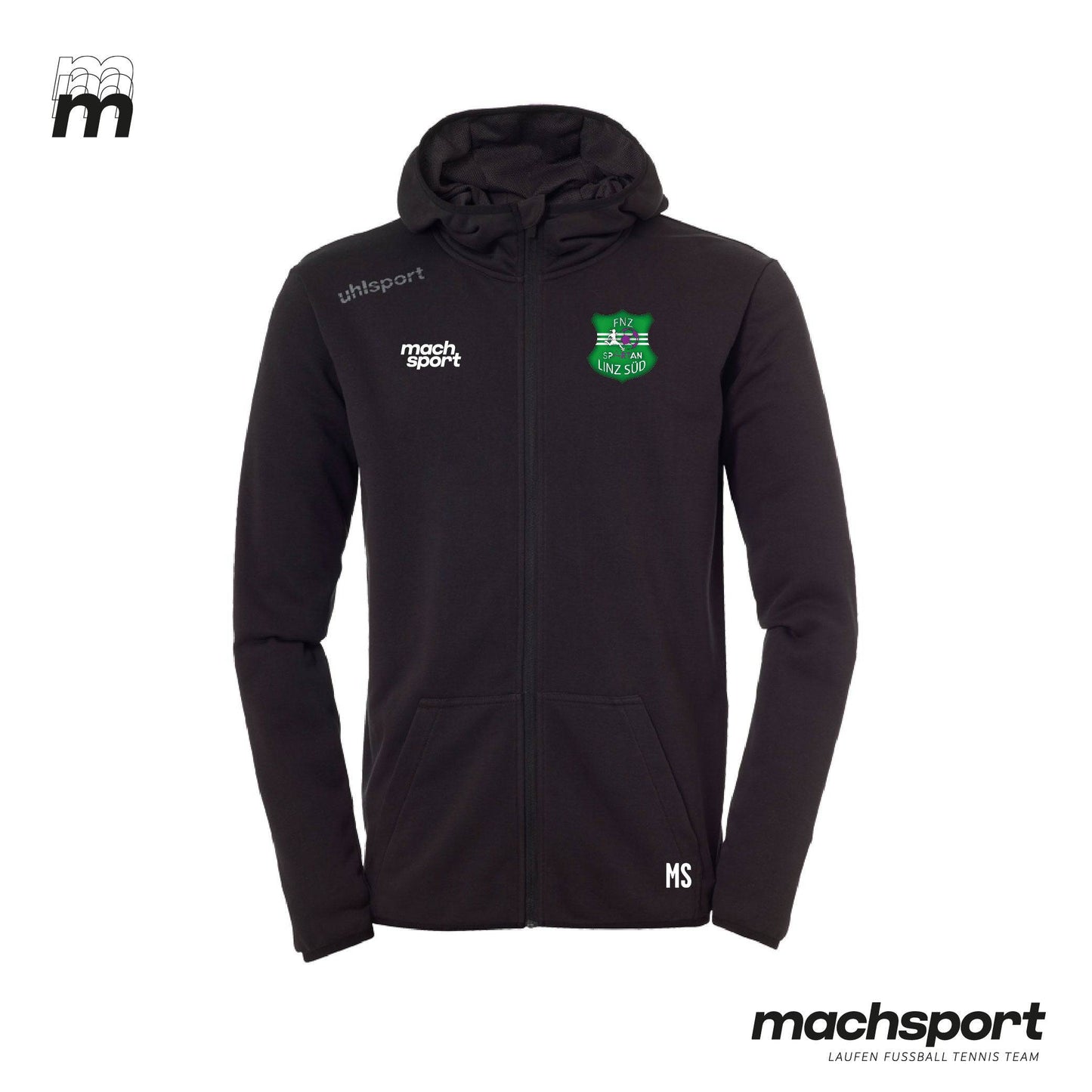 FNZ Linz Süd Freizeithoodie mit Reißverschluss - machsport