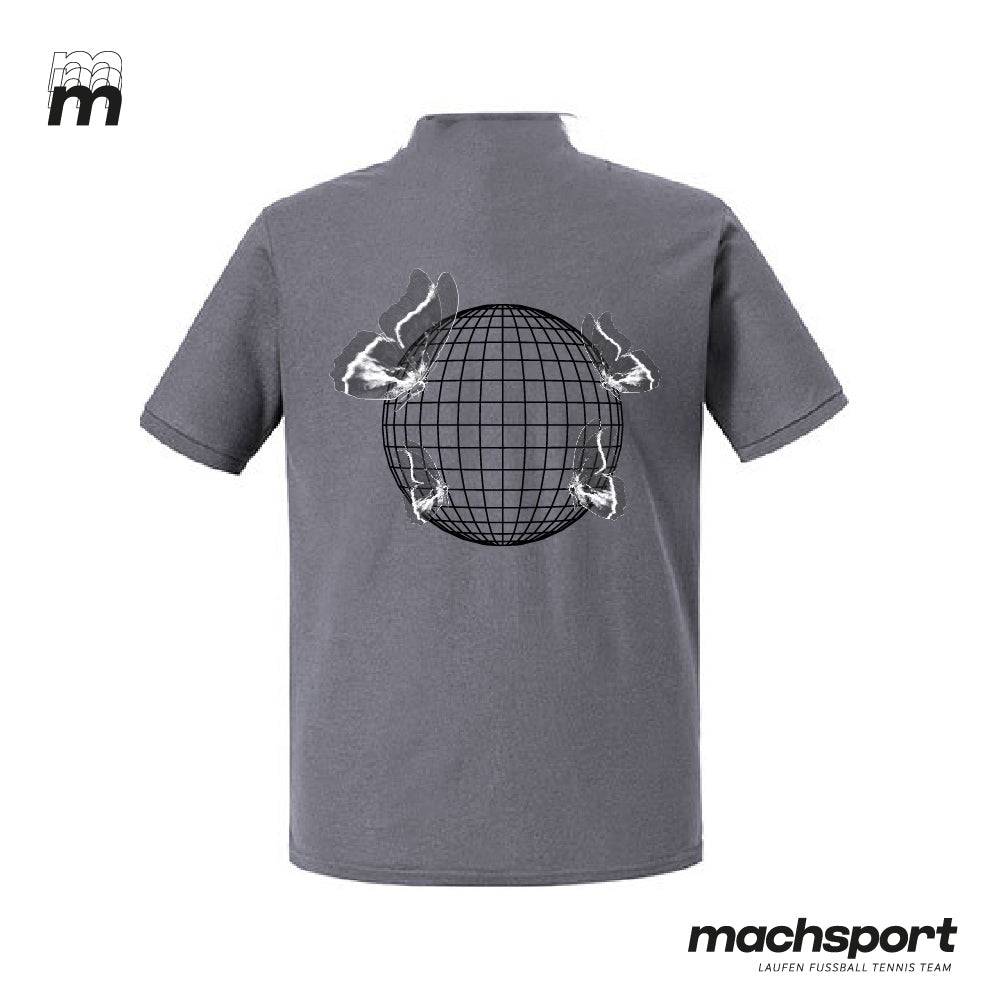 HAK | HAS Eferding Lifestyle-Poloshirt grau - machsport