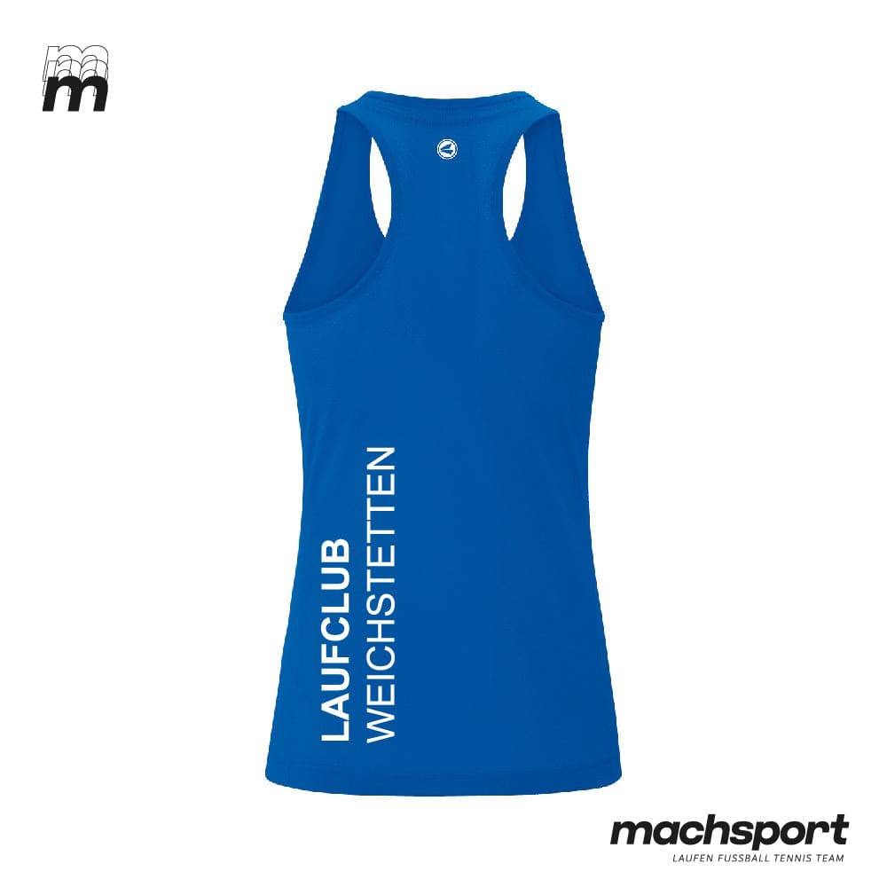 Laufclub Weichstetten Tanktop blau Damen - machsport