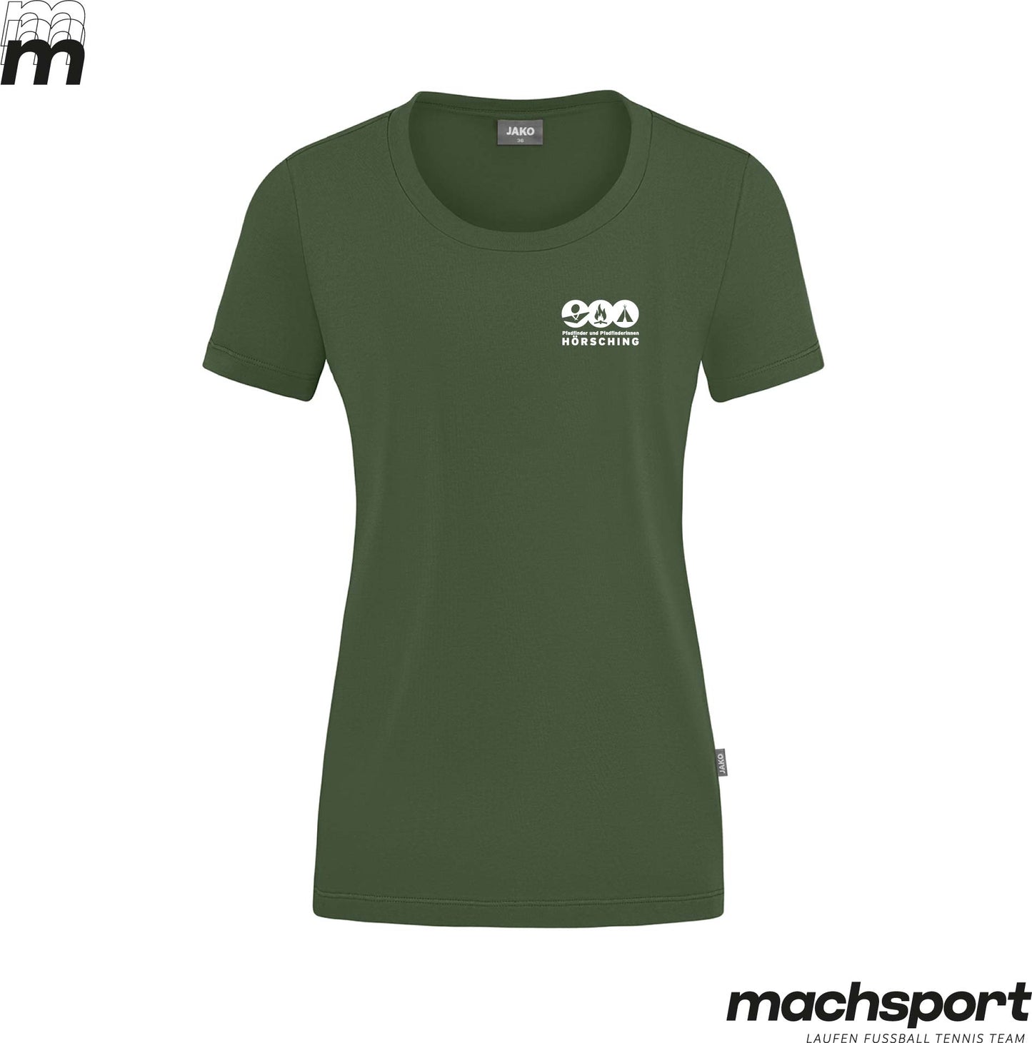 Pfadfinder Hörsching T-Shirt oliv Damen - machsport